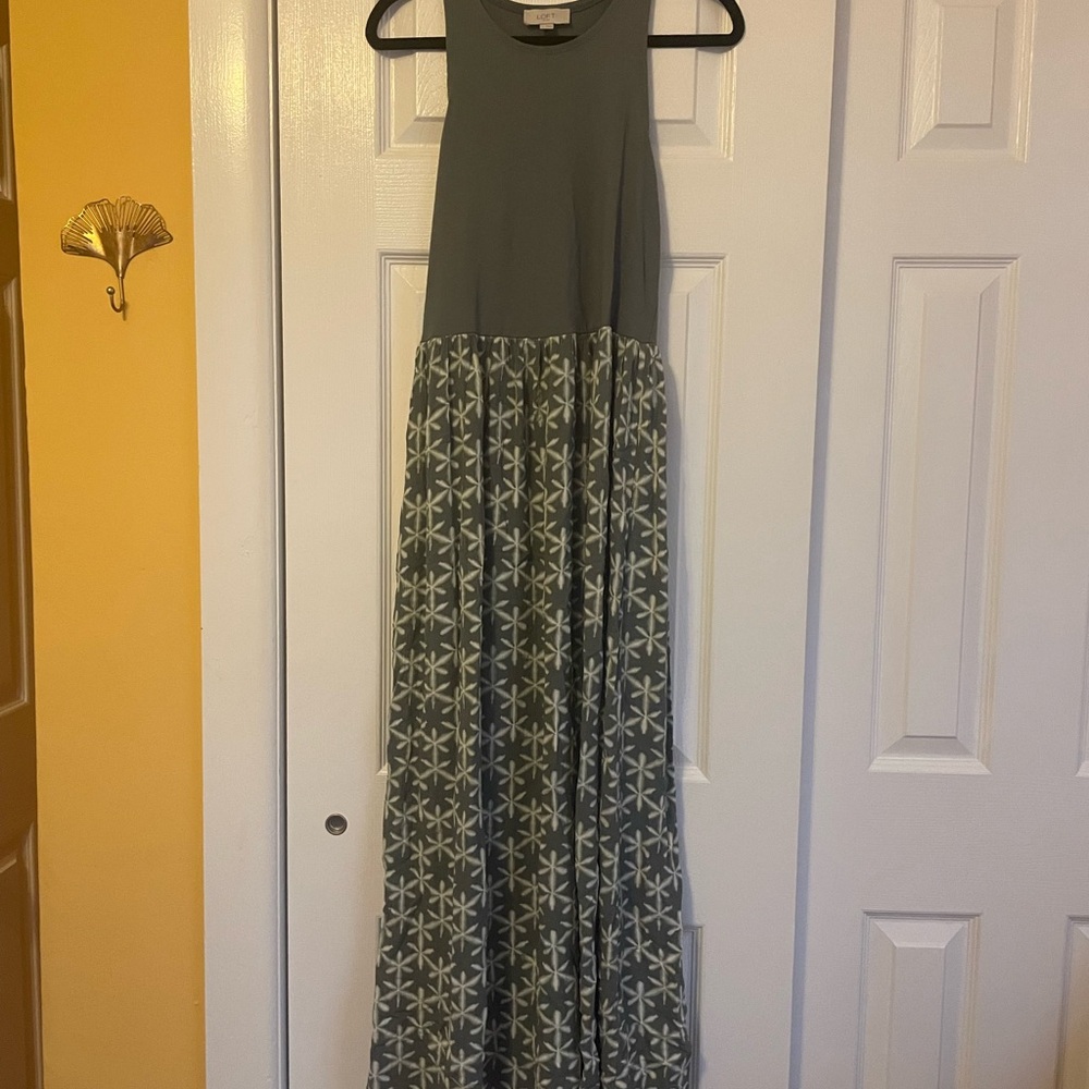 Loft Sleeveless Maxi Dress
